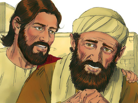 Jesus heals man